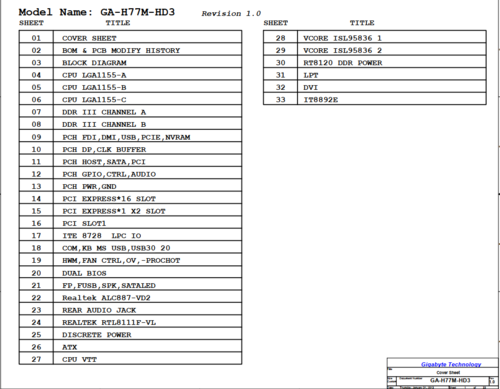 More information about "GIGABYTE GA-H77M-HD3 Rev 1.0 Schematic.PDF and BoardView.ASC"