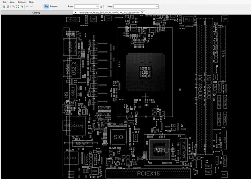 More information about "Gigabyte B550I AORUS PRO AX Rev 1.0 BoardView.TVW"