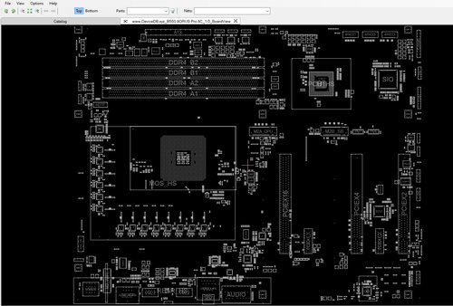 More information about "Gigabyte B550 AORUS PRO AC Rev 1.0 BoardView.TVW"