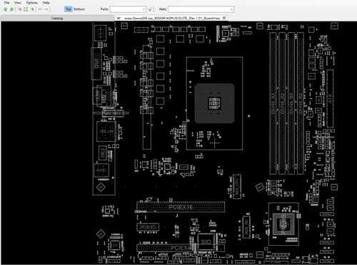 More information about "Gigabyte B550M AORUS ELITE Rev 1.01 BoardView.TVW"
