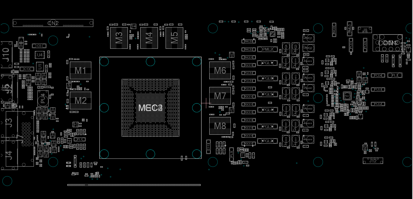 Asus CERBERUS-GTX1070TI-A8G CG411P2 Rev 1.00 BoardView.CAD - Asus